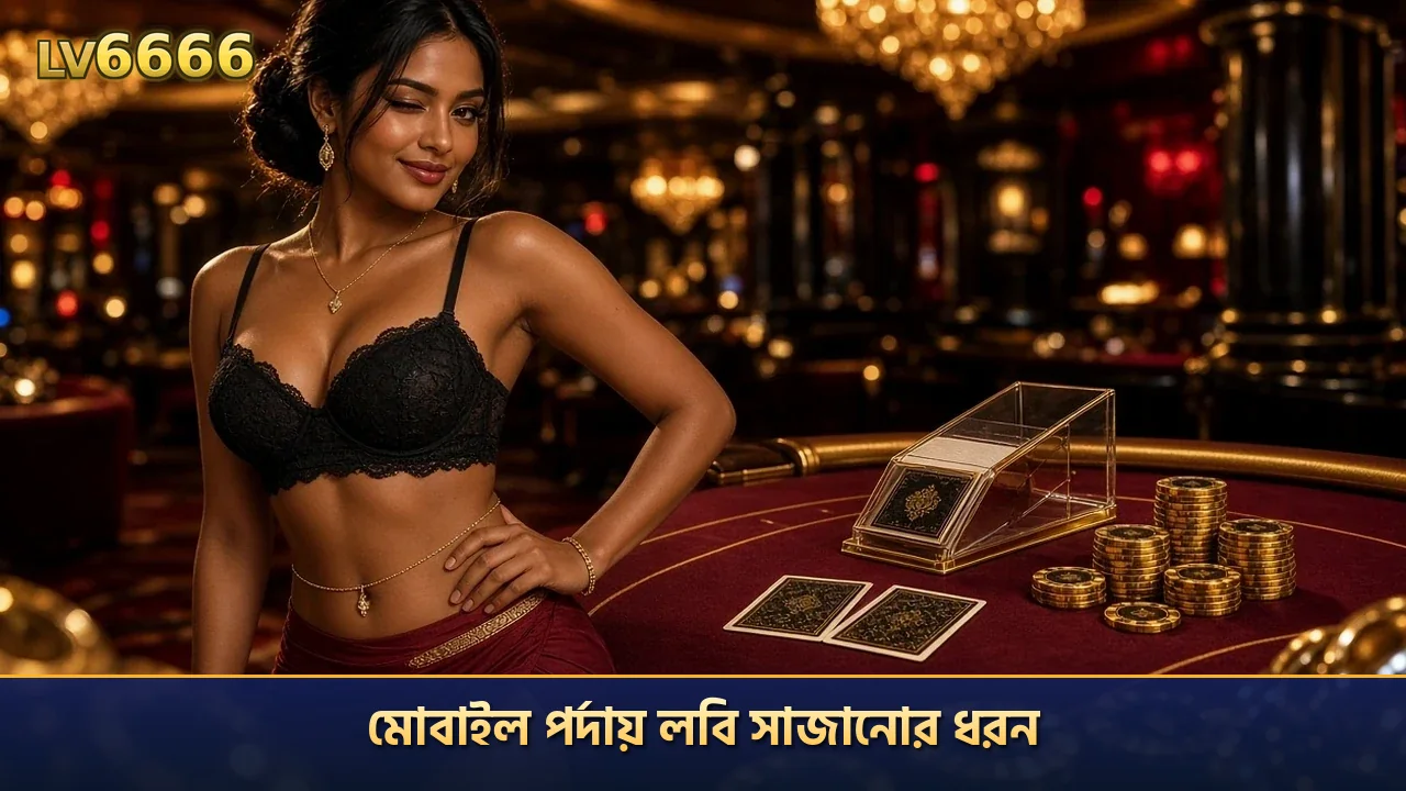 মোবাইল পর্দায় লবি সাজানোর ধরন