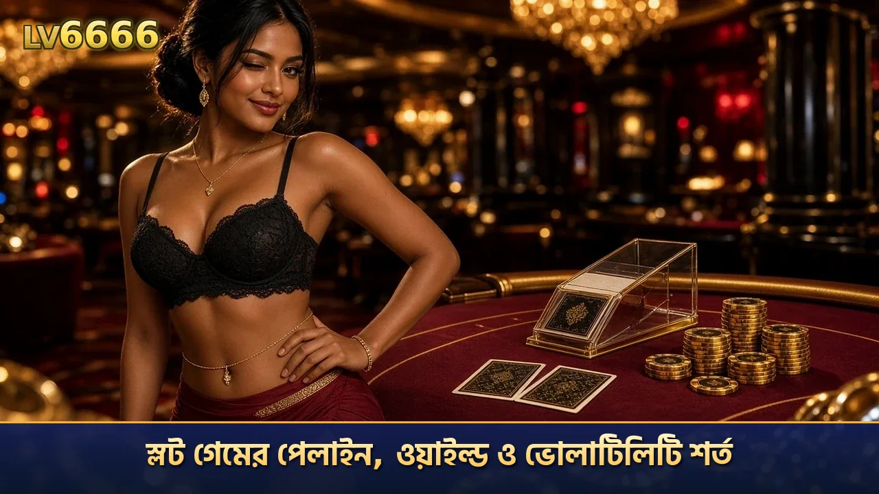 স্লট গেমের পেলাইন, ওয়াইল্ড ও ভোলাটিলিটি শর্ত